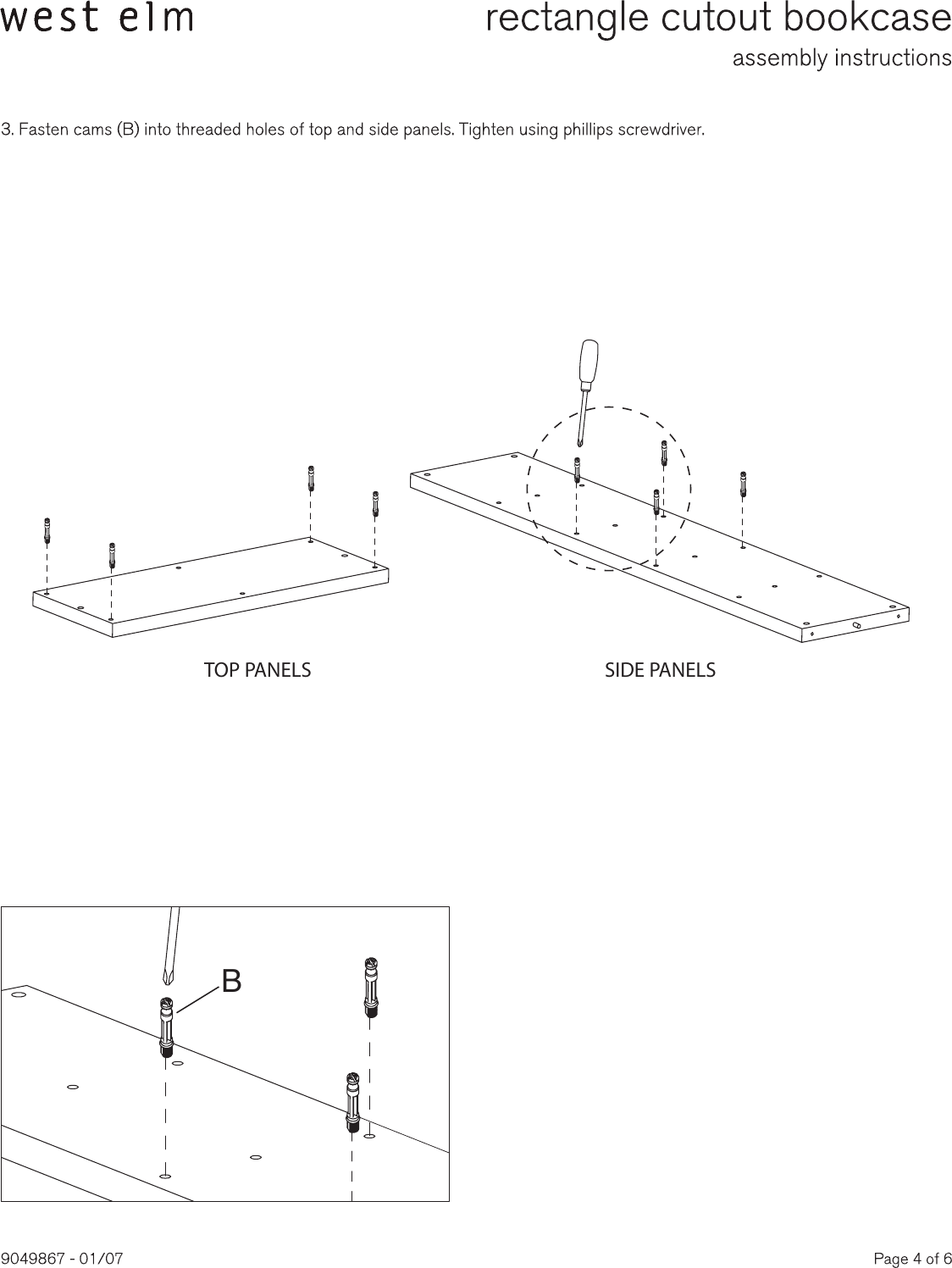 Page 4 of 6 - West-Elm Rectangle-Cutout-Bookcase RectCtoutBkcs New