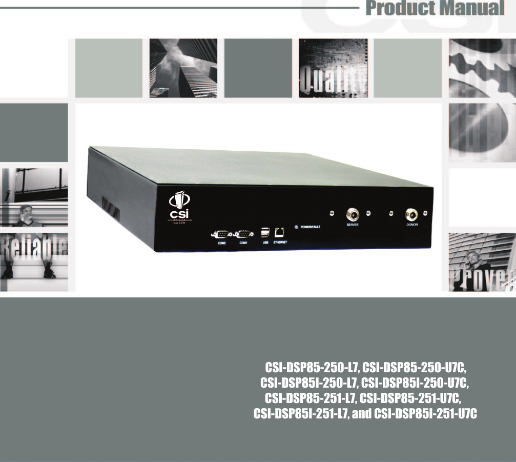 Westell Csi Dsp X L Channelized Bidirectional Amplifier User Manual