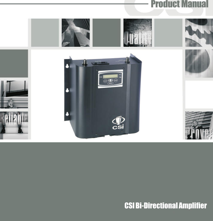 CSI Bi-Directional Amplifier