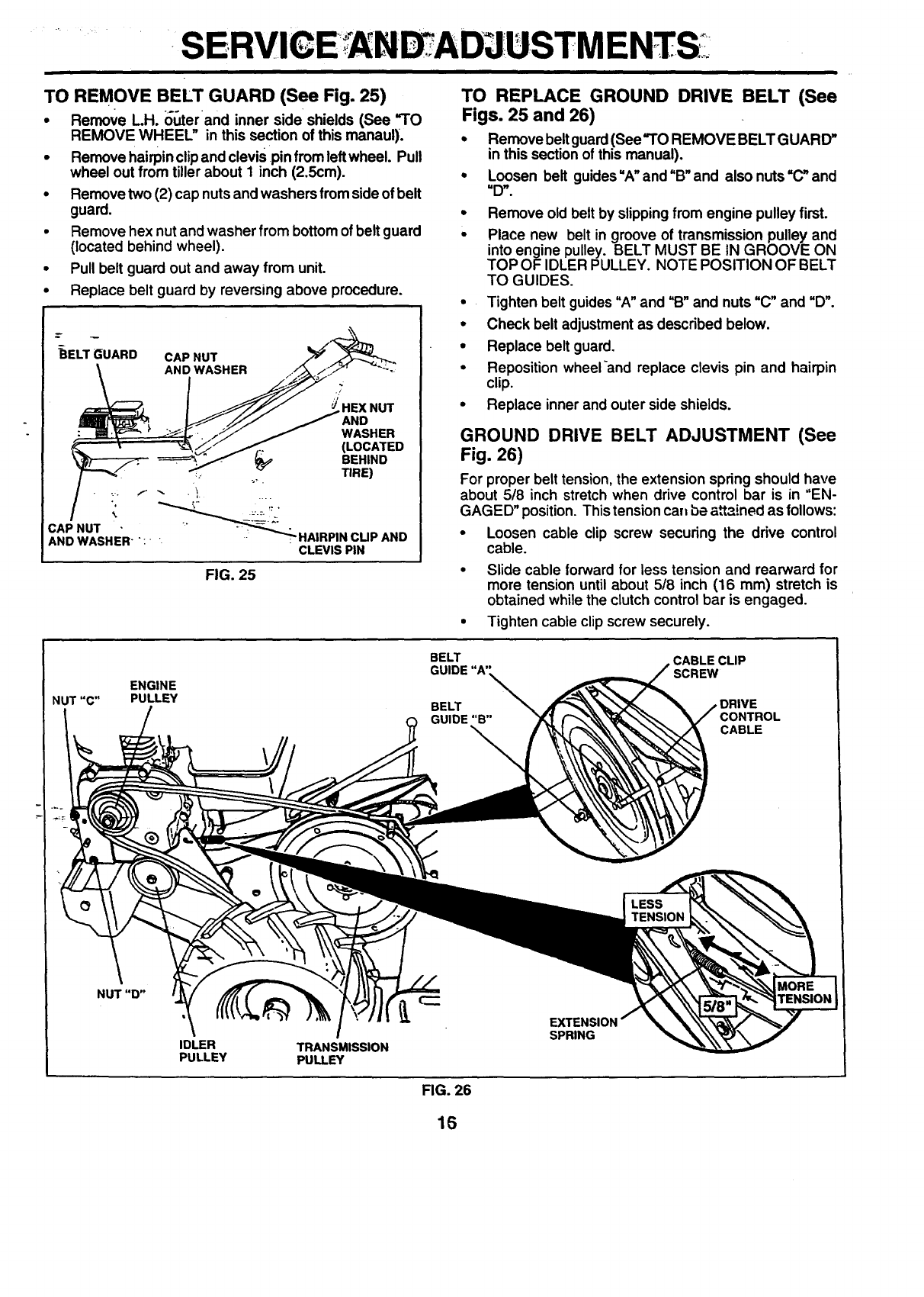 Western Auto 3455A89 User Manual REAR TINE TILLER Manuals And Guides ...