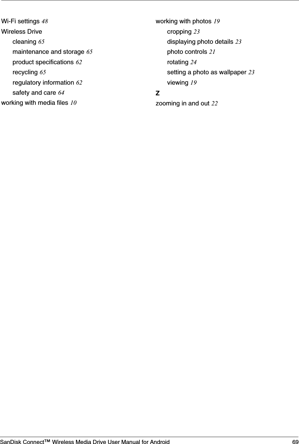 sandisk connect manual