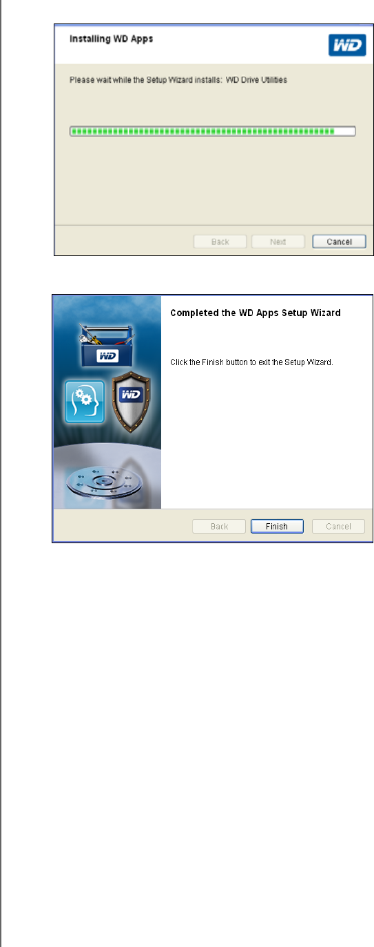 wd apps setup wizard exe file