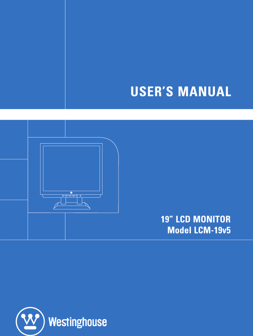 Westinghouse Lcm 19V5 Users Manual Contents