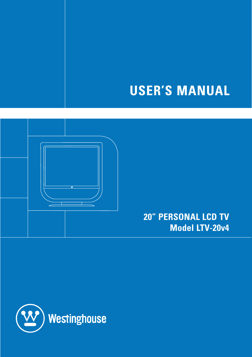 Westinghouse Ltv 20V4 Users Manual W 20 En 20050401