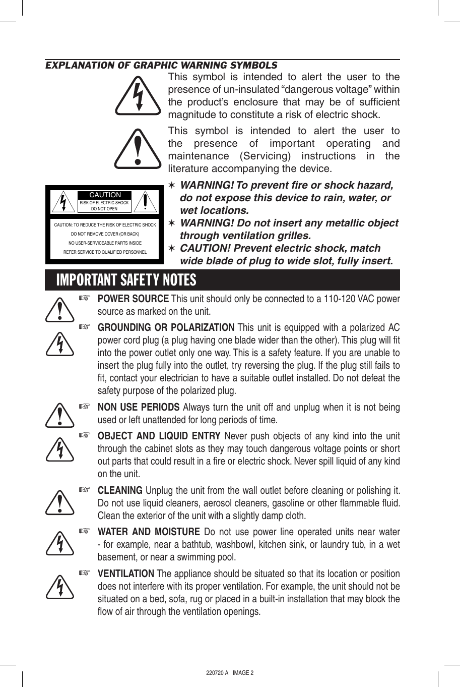 Page 2 of 8 - Westinghouse Westinghouse-Whi-4Cupg-Users-Manual- 220720A Westinghouse-whi-4cupg-users-manual
