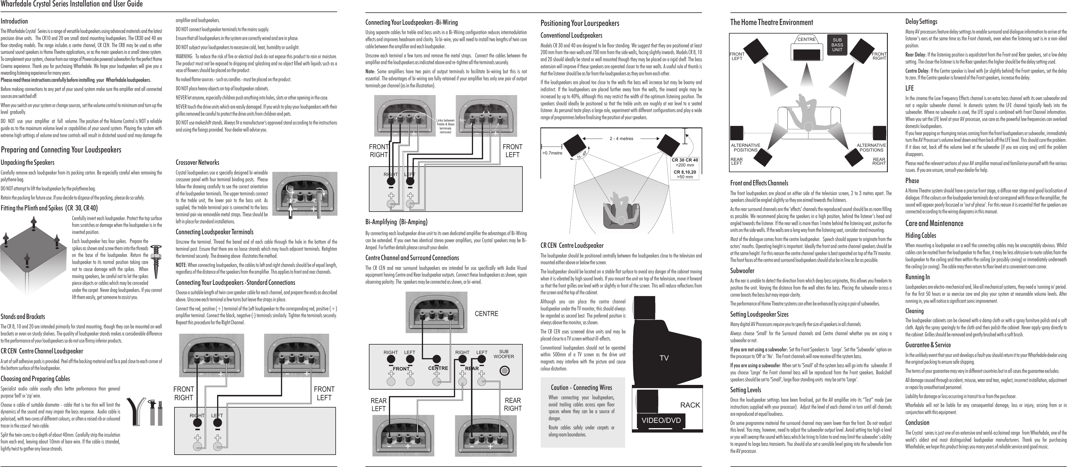 Page 2 of 2 - Wharfedale Wharfedale-Crystal-Users-Manual- Crystal 3  Wharfedale-crystal-users-manual