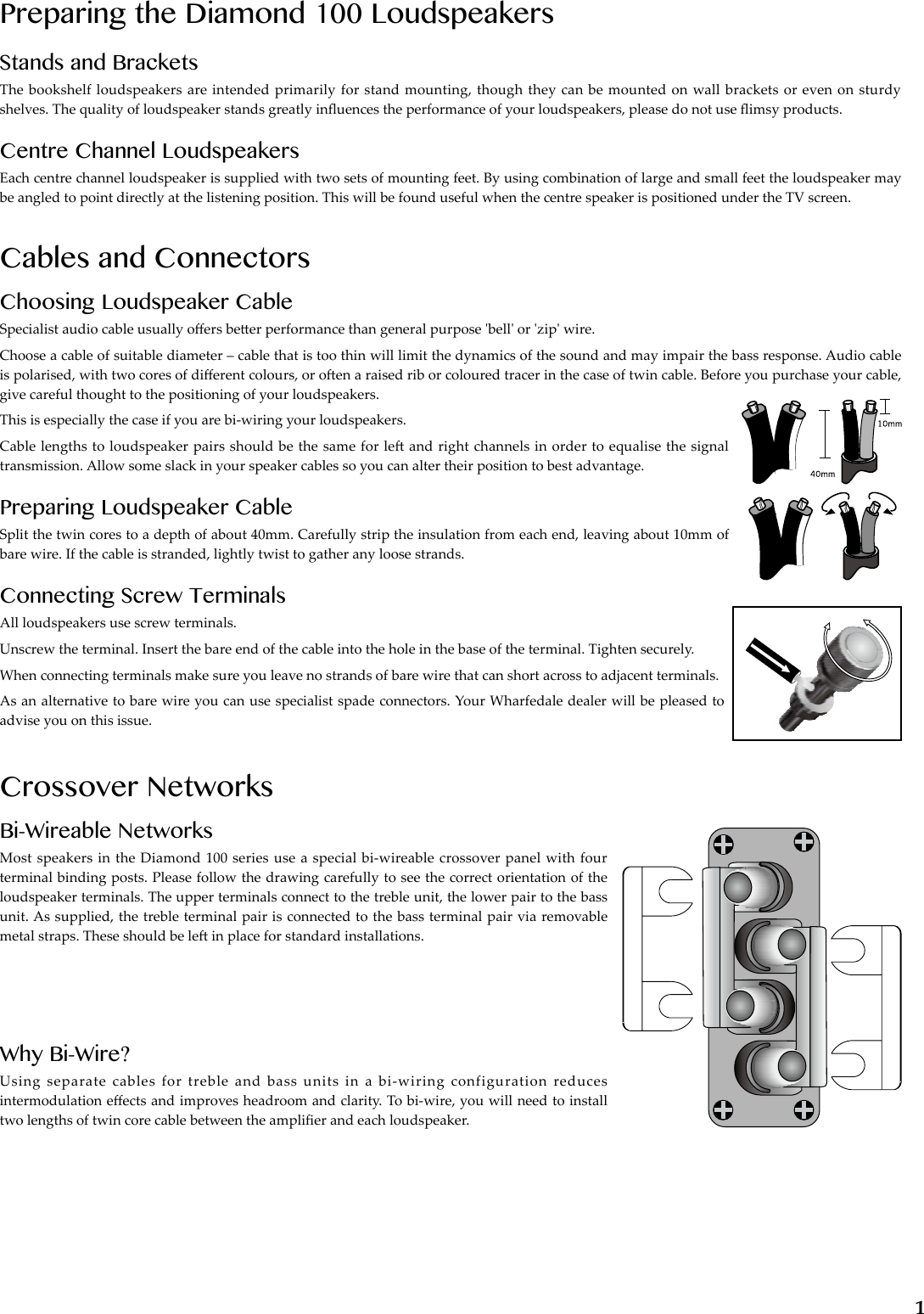 Page 3 of 12 - Wharfedale Wharfedale-Diamond-101C-Users-Manual-  Wharfedale-diamond-101c-users-manual