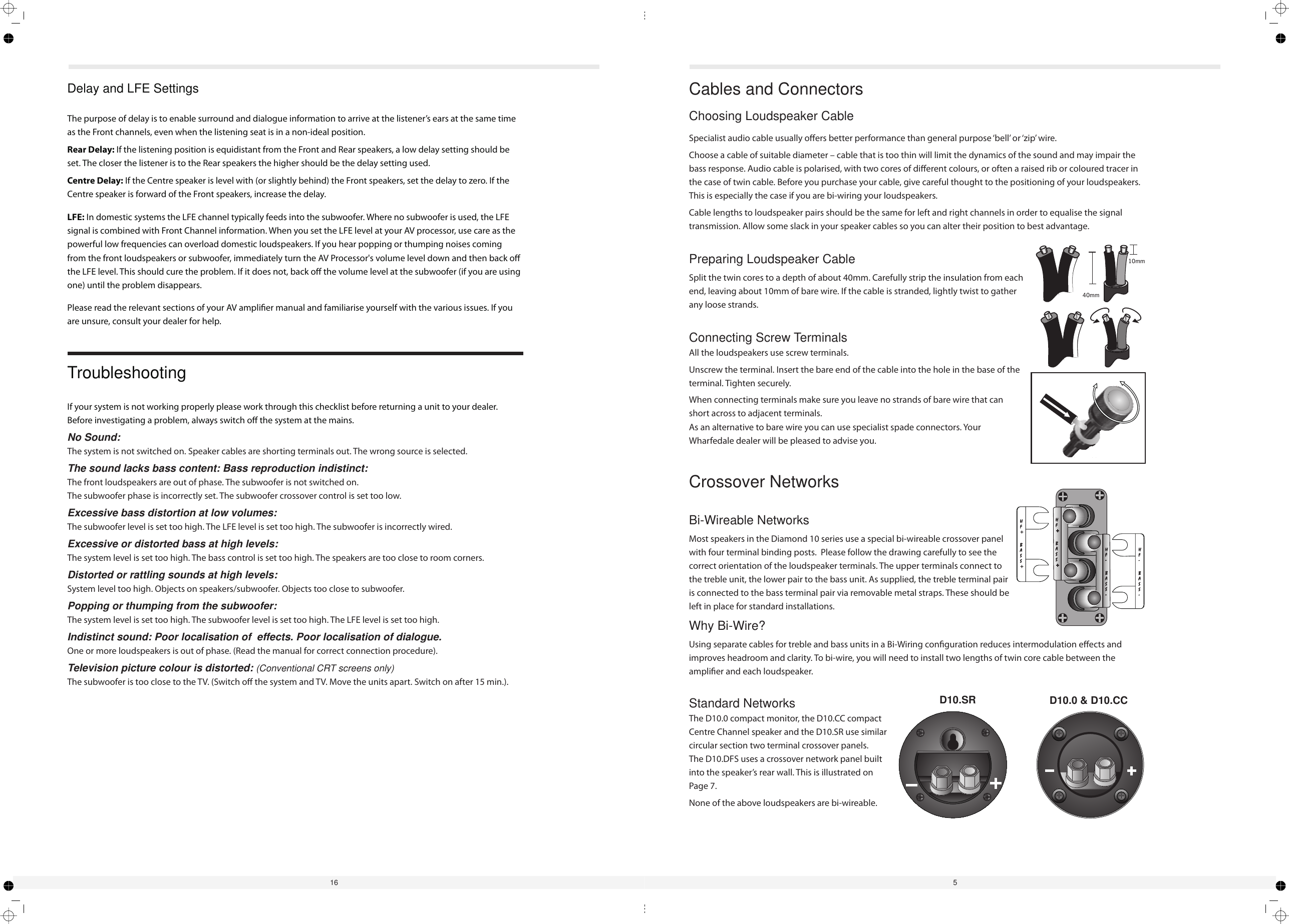 Page 5 of 10 - Wharfedale Wharfedale-Diamond-10-Series-10-1-Users-Manual- D 10 Manual3  Wharfedale-diamond-10-series-10-1-users-manual