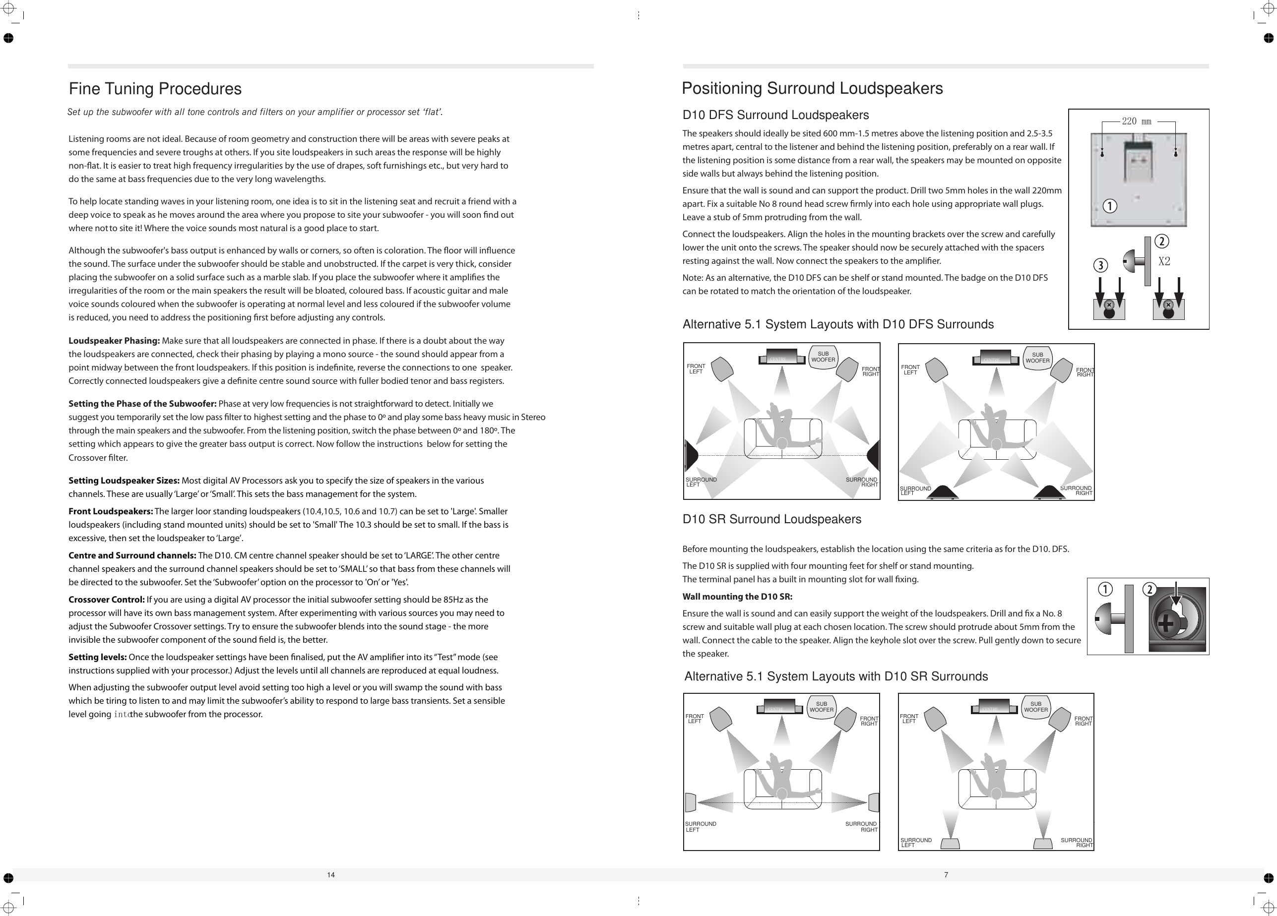 Page 7 of 10 - Wharfedale Wharfedale-Diamond-10-Series-10-1-Users-Manual- D 10 Manual3  Wharfedale-diamond-10-series-10-1-users-manual