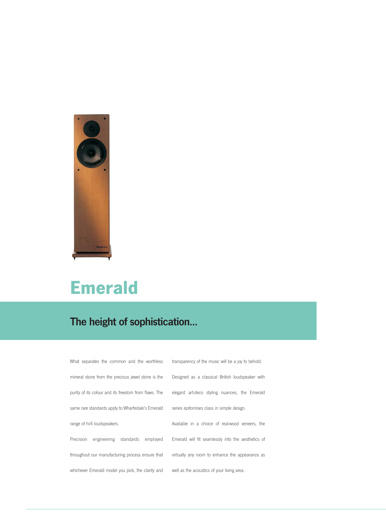 Page 1 of 6 - Wharfedale Wharfedale-Emerald-Em-9-Users-Manual- Emerald  Wharfedale-emerald-em-9-users-manual