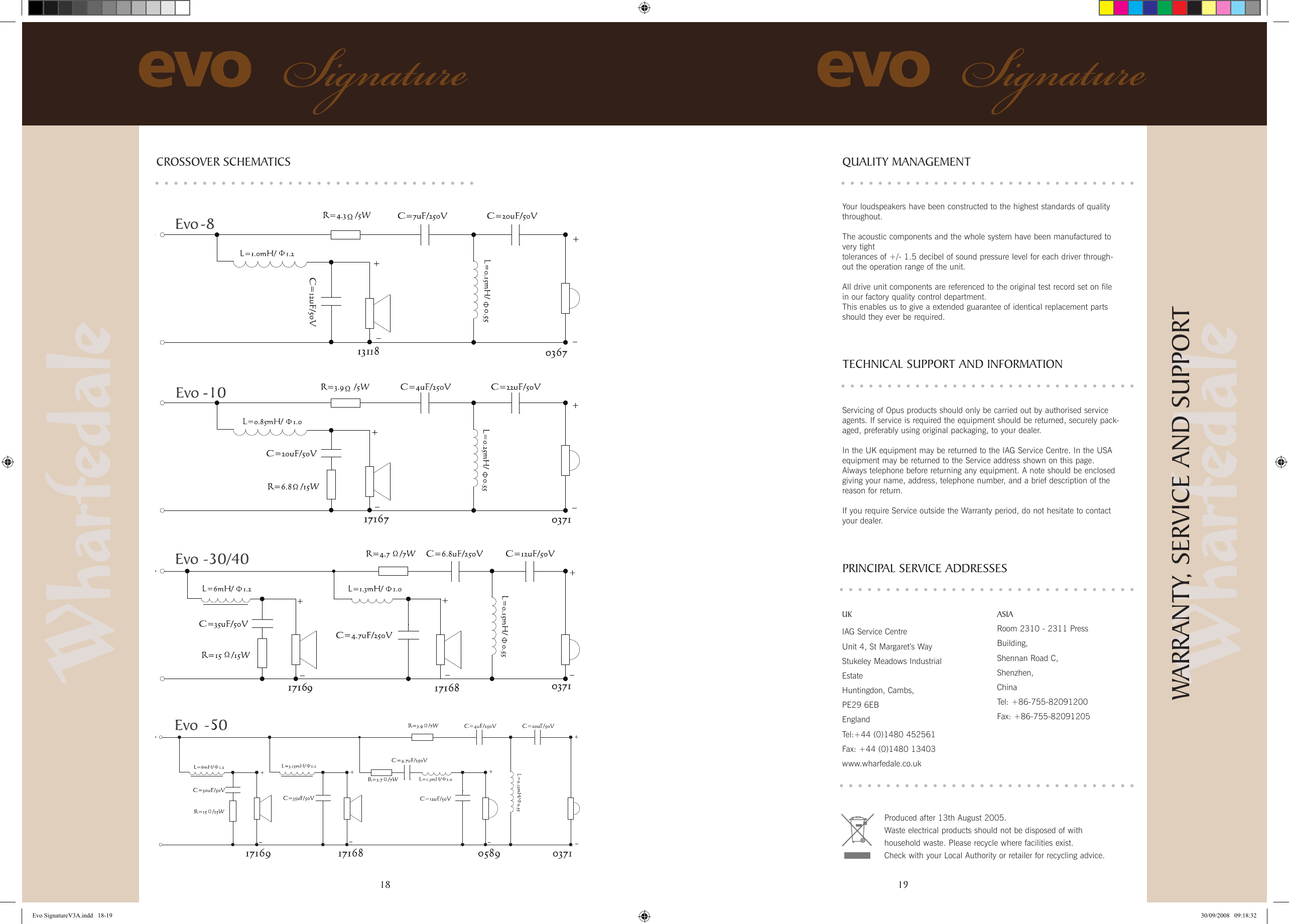 Page 10 of 10 - Wharfedale Wharfedale-Evo-Signature-Evo-10-Users-Manual-  Wharfedale-evo-signature-evo-10-users-manual