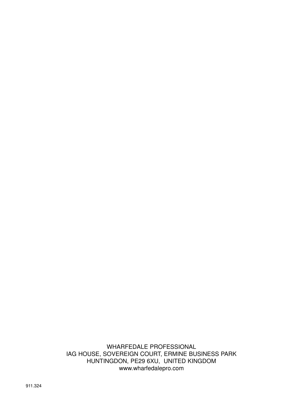 Page 12 of 12 - Wharfedale Wharfedale-Pm500-Users-Manual-  Wharfedale-pm500-users-manual