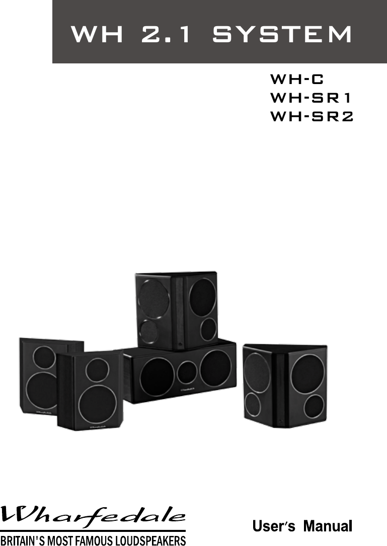 Page 1 of 8 - Wharfedale Wharfedale-Wharfedale-Wh-C-Users-Manual-  Wharfedale-wharfedale-wh-c-users-manual