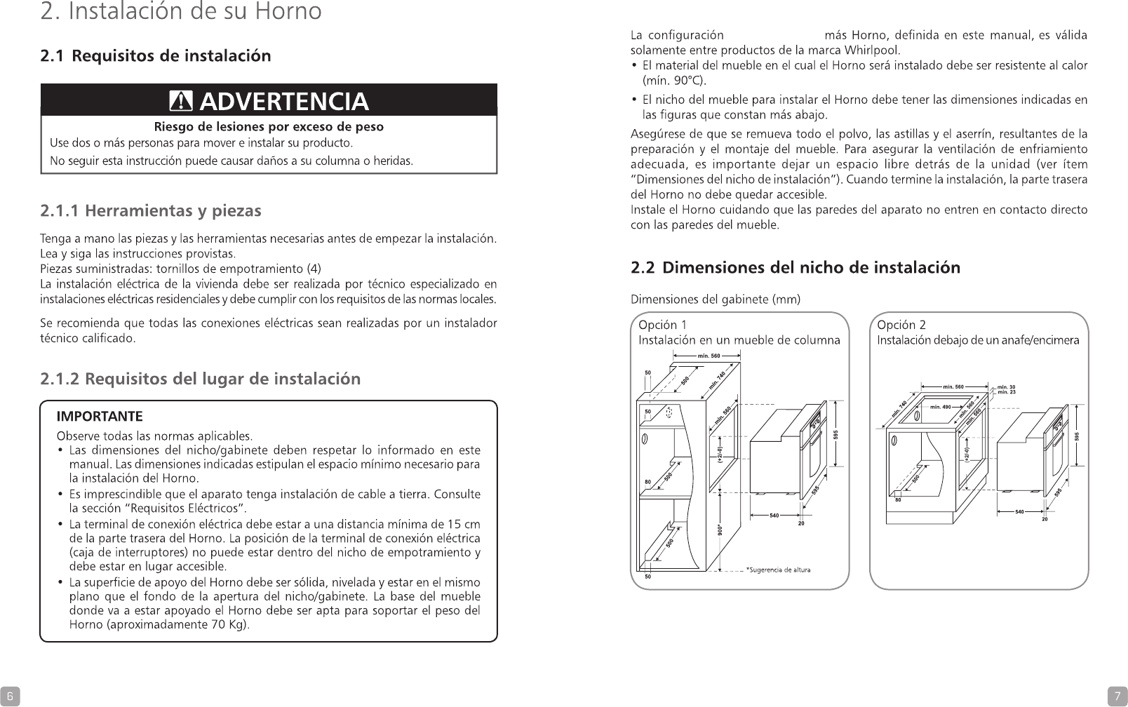 Horno Electrico Empotrar Whirlpool Akzm756 Ix Inoxidable - OpenFactory