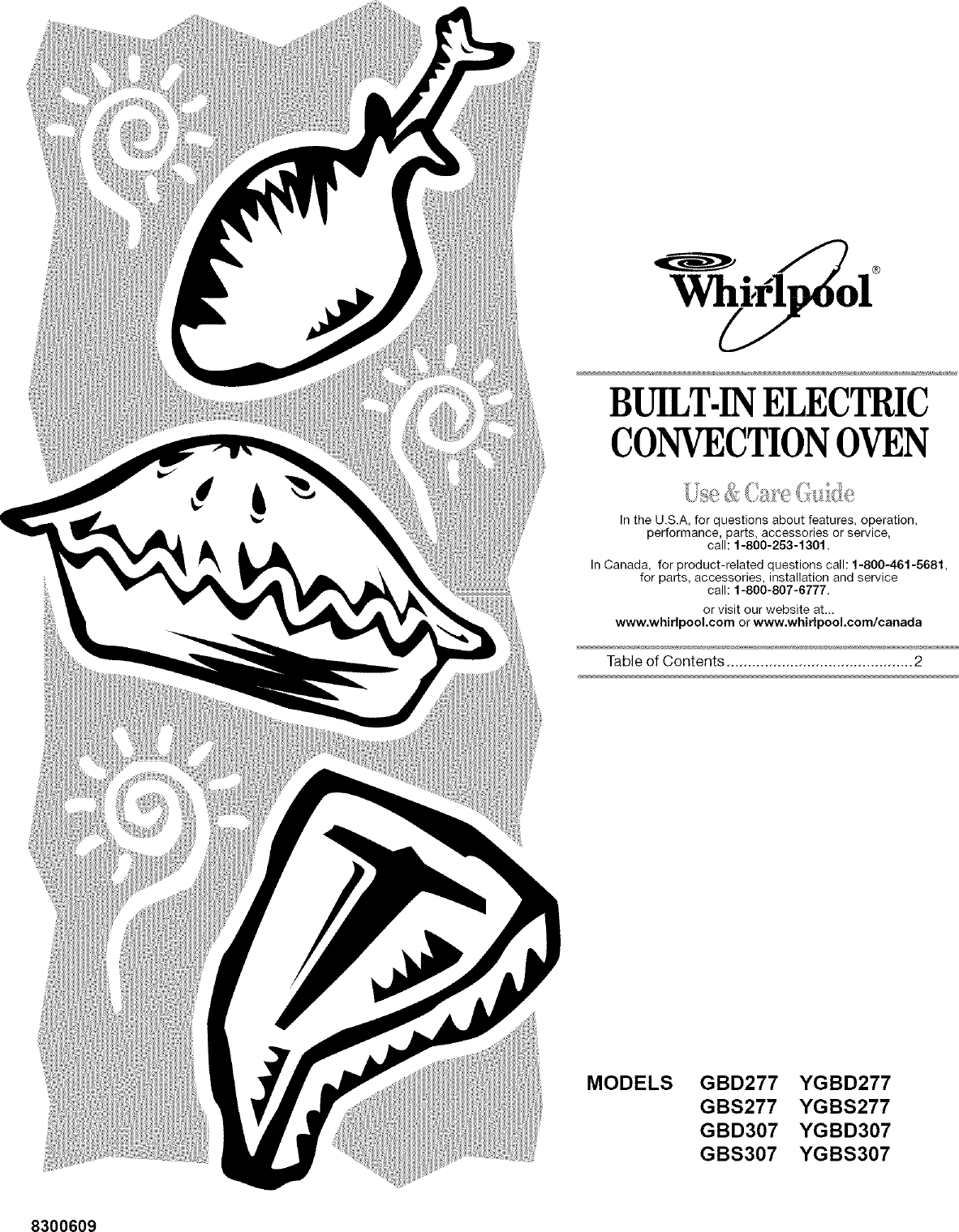 Whirlpool GBD277PDB10 User Manual BUILT IN DOUBLE OVEN ELECTRIC Manuals