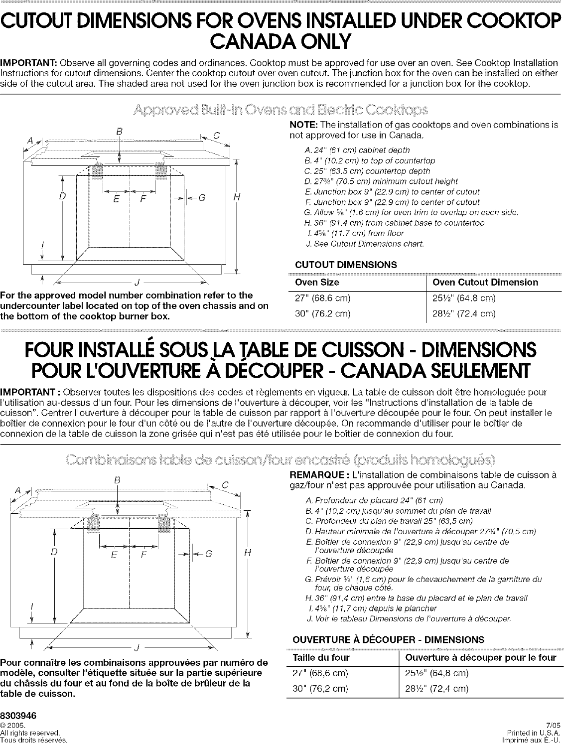 Page 2 of 2 - Whirlpool GBS277PRS01 User Manual  BUILT IN OVEN - ELECTRIC Manuals And Guides L0511274