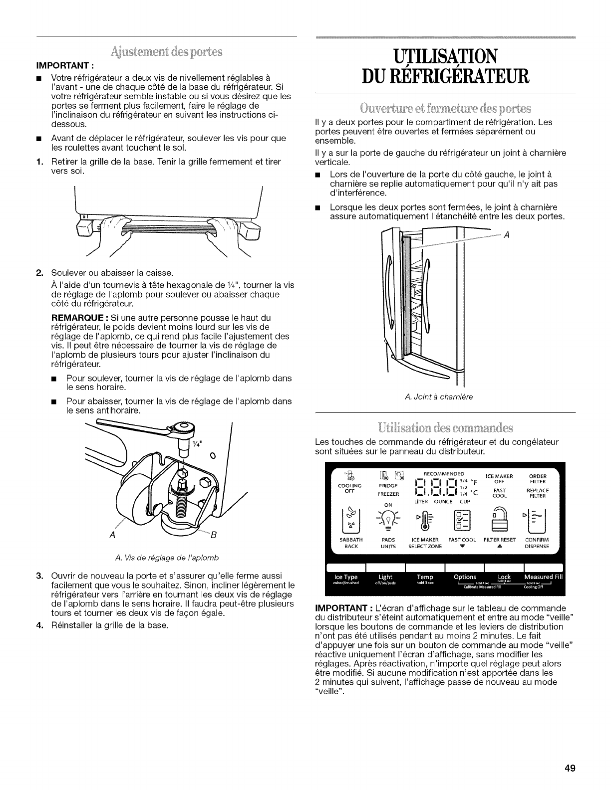 Whirlpool GZ25FSRXYY0 1112387L User Manual REFRIGERATOR Manuals And Guides