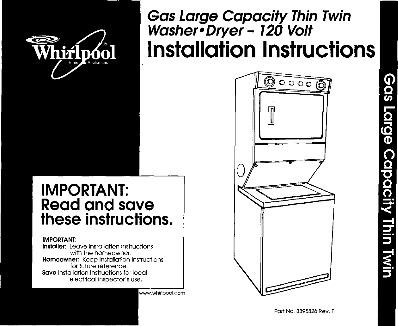 Whirlpool Ltg6234dq1 User Manual