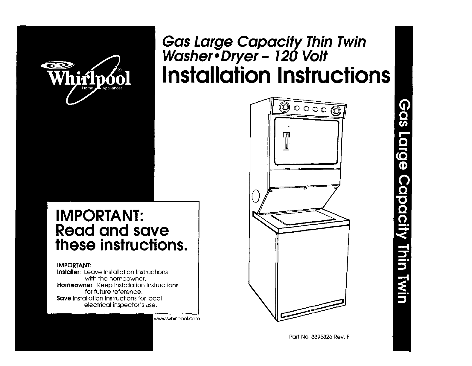 Whirlpool Ltg6234dq1 User Manual