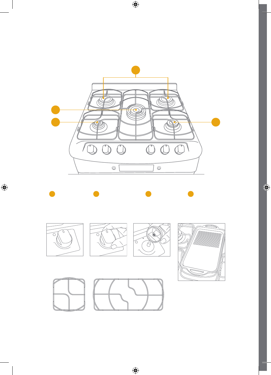 Manual de uso Whirlpool WF976B Cocina