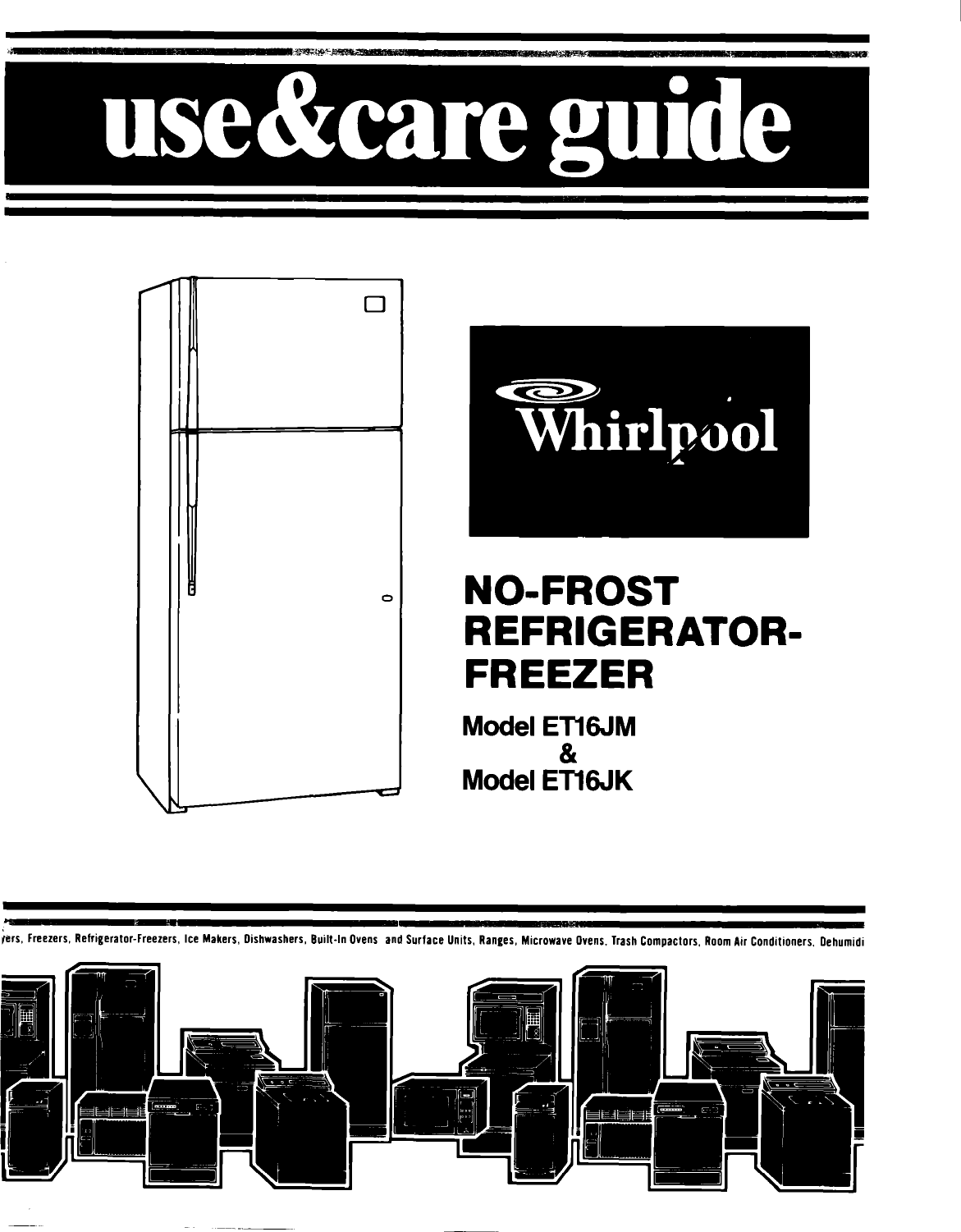 Page 1 of 12 - Whirlpool Whirlpool-Et16Jm-Users-Manual-  Whirlpool-et16jm-users-manual