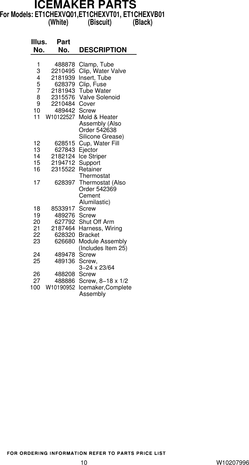 Page 10 of 12 - Whirlpool Whirlpool-Et1Chexvb01-Users-Manual-  Whirlpool-et1chexvb01-users-manual
