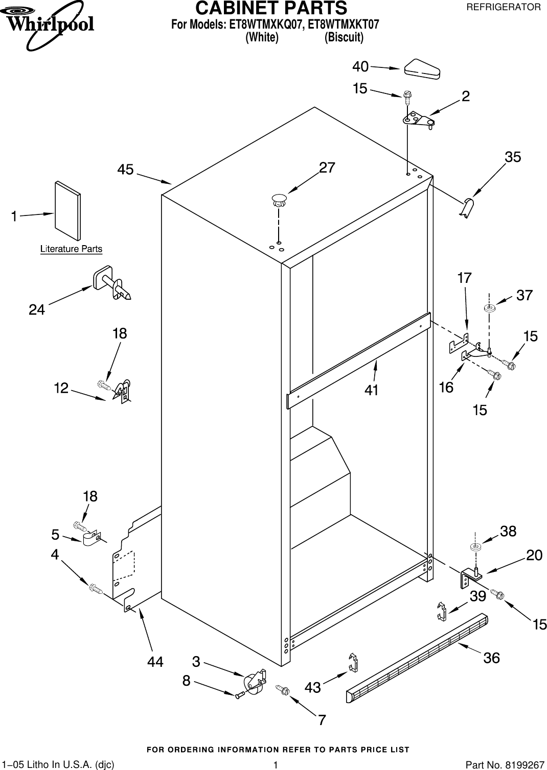 Page 1 of 12 - Whirlpool Whirlpool-Et8Wtmxkq07-Users-Manual-  Whirlpool-et8wtmxkq07-users-manual