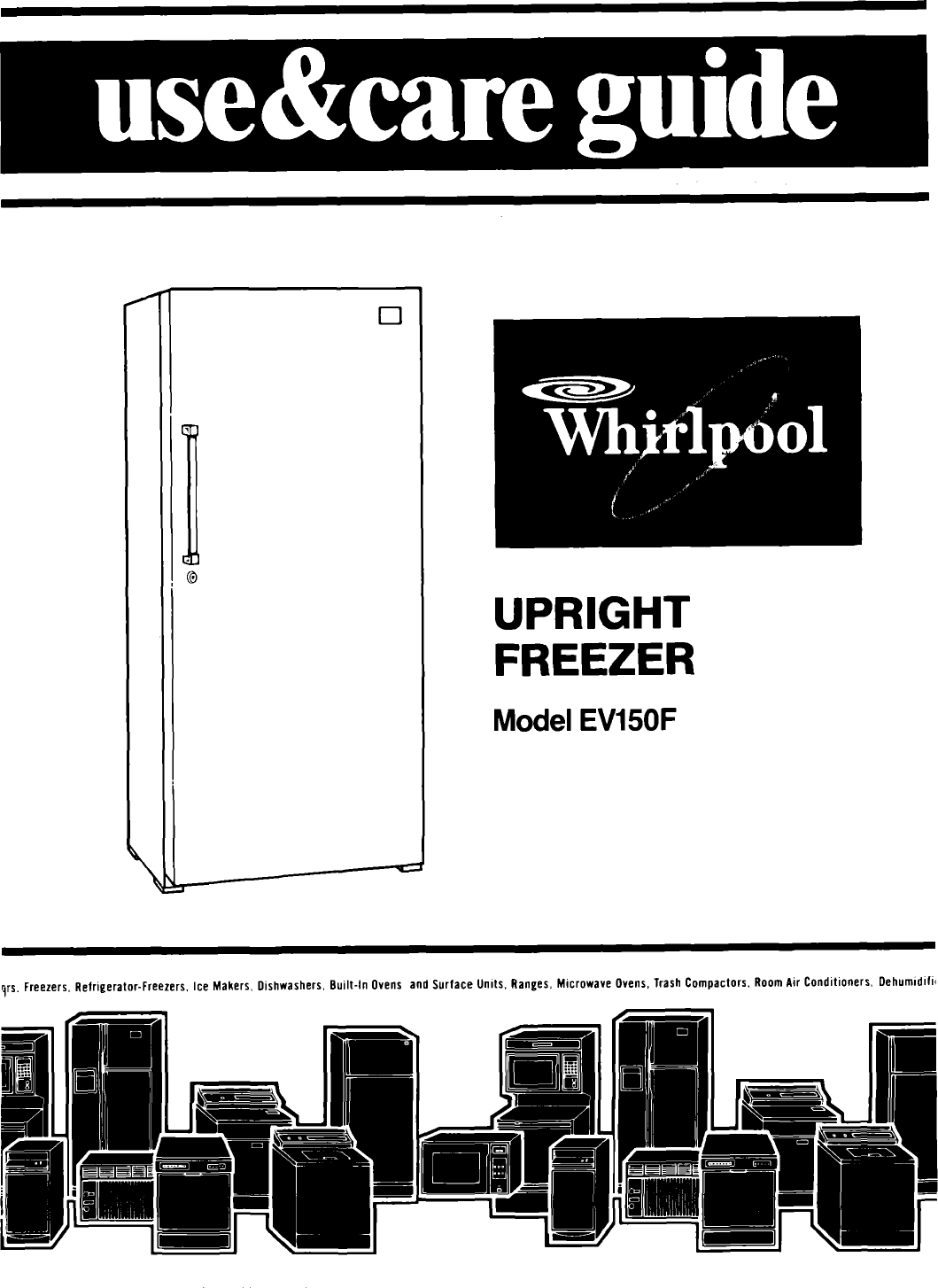 Page 1 of 12 - Whirlpool Whirlpool-Ev150F-Users-Manual- Unknown  Whirlpool-ev150f-users-manual