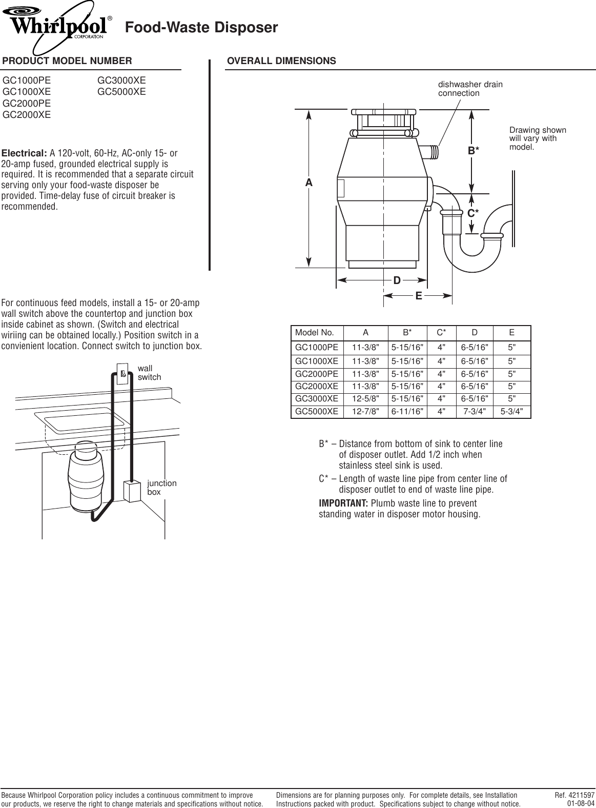 Page 1 of 1 - Whirlpool Whirlpool-Gc3000Xe-Users-Manual- 4211567-D_WH Whirlpool-gc3000xe-users-manual