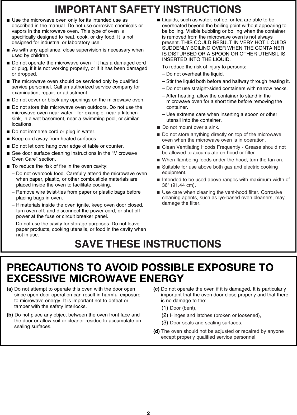 Page 2 of 8 - Whirlpool Whirlpool-Gh7208Xrs-Owner-S-Manual W10545080A GH7208XR UG EN