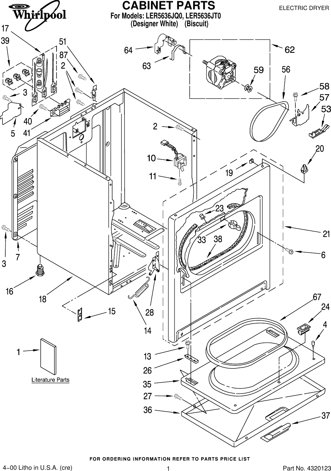 Page 1 of 5 - Whirlpool Whirlpool-Ler5636Jq0-Users-Manual-  Whirlpool-ler5636jq0-users-manual