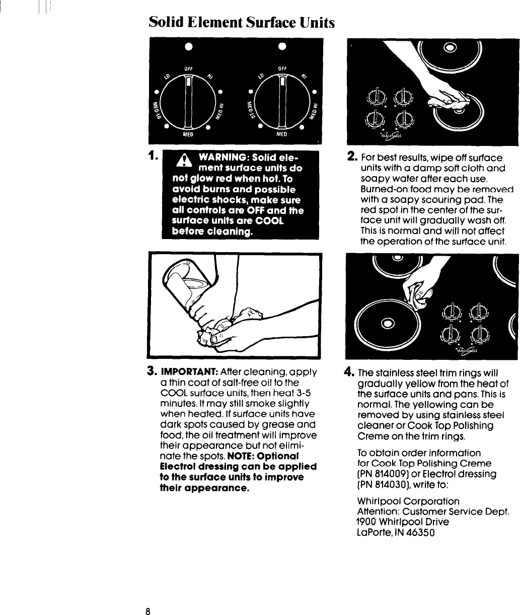 Whirlpool Rc8430xt Users Manual Unknown