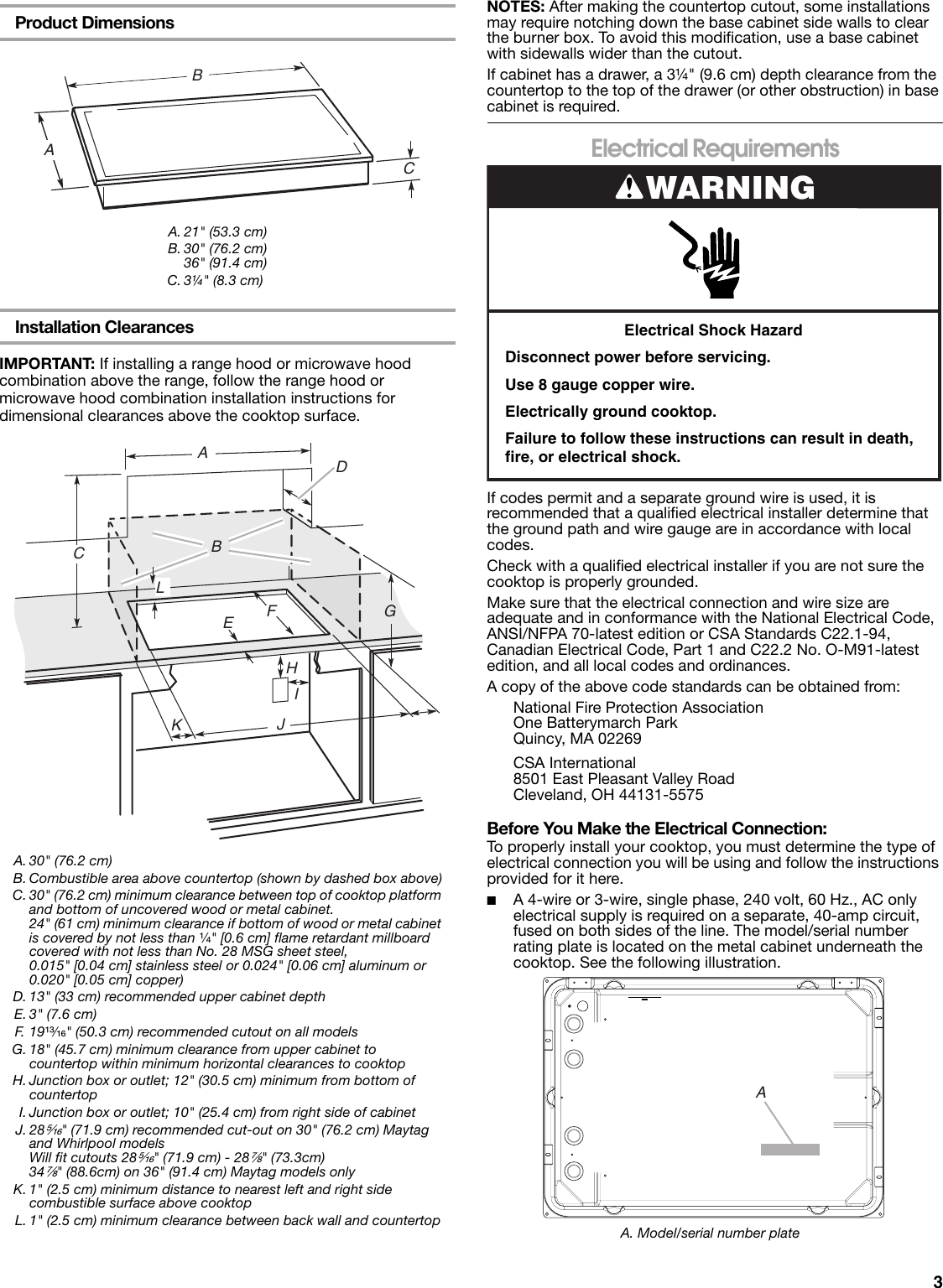 Page 3 of 12 - Whirlpool Whirlpool-Wcc31430Ab-Quick-Start-Guide