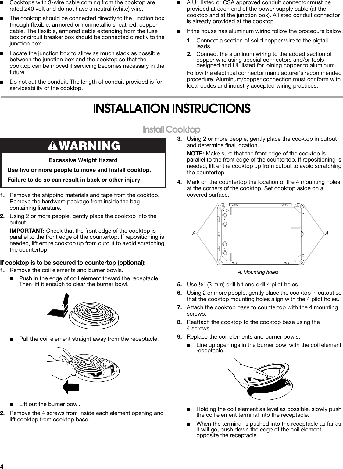 Page 4 of 12 - Whirlpool Whirlpool-Wcc31430Ab-Quick-Start-Guide