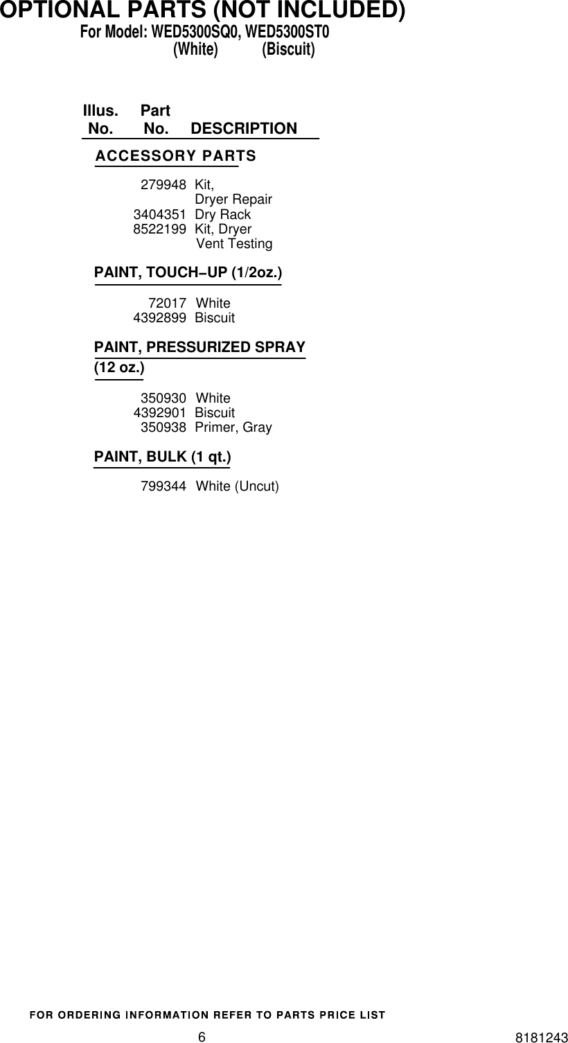 Page 6 of 6 - Whirlpool Whirlpool-Wed5300Sq0-Users-Manual-  Whirlpool-wed5300sq0-users-manual