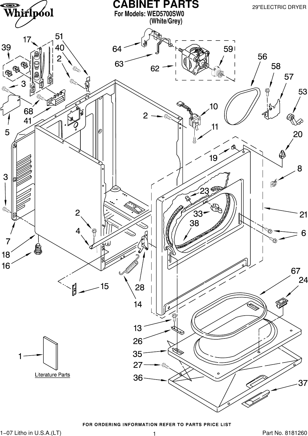 Page 1 of 7 - Whirlpool Whirlpool-Wed5700Sw0-Users-Manual-  Whirlpool-wed5700sw0-users-manual