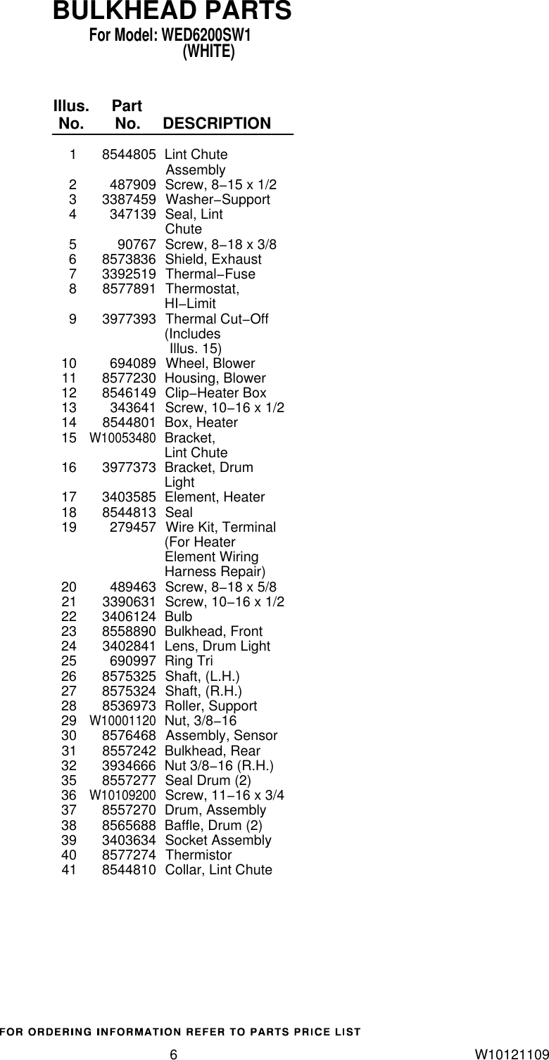 Page 6 of 7 - Whirlpool Whirlpool-Wed6200Sw1-Users-Manual-  Whirlpool-wed6200sw1-users-manual