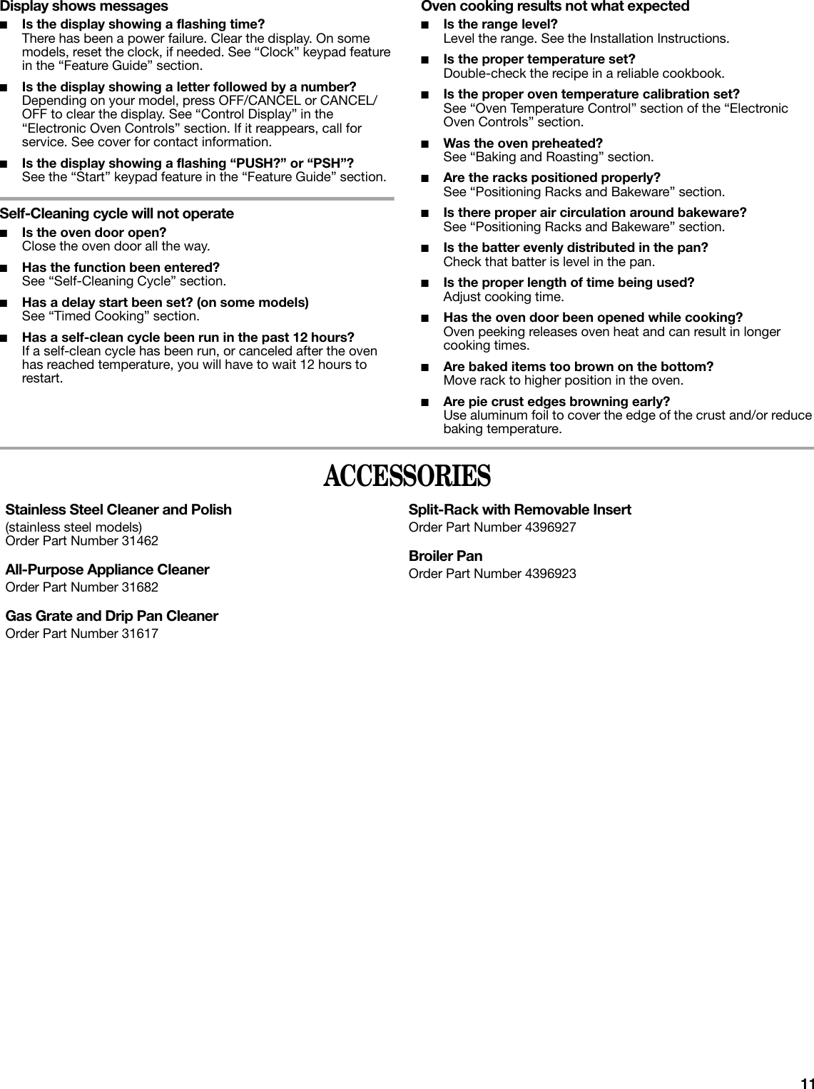 Page 11 of 12 - Whirlpool Whirlpool-Wfg361Lvs-Users-Manual-  Whirlpool-wfg361lvs-users-manual