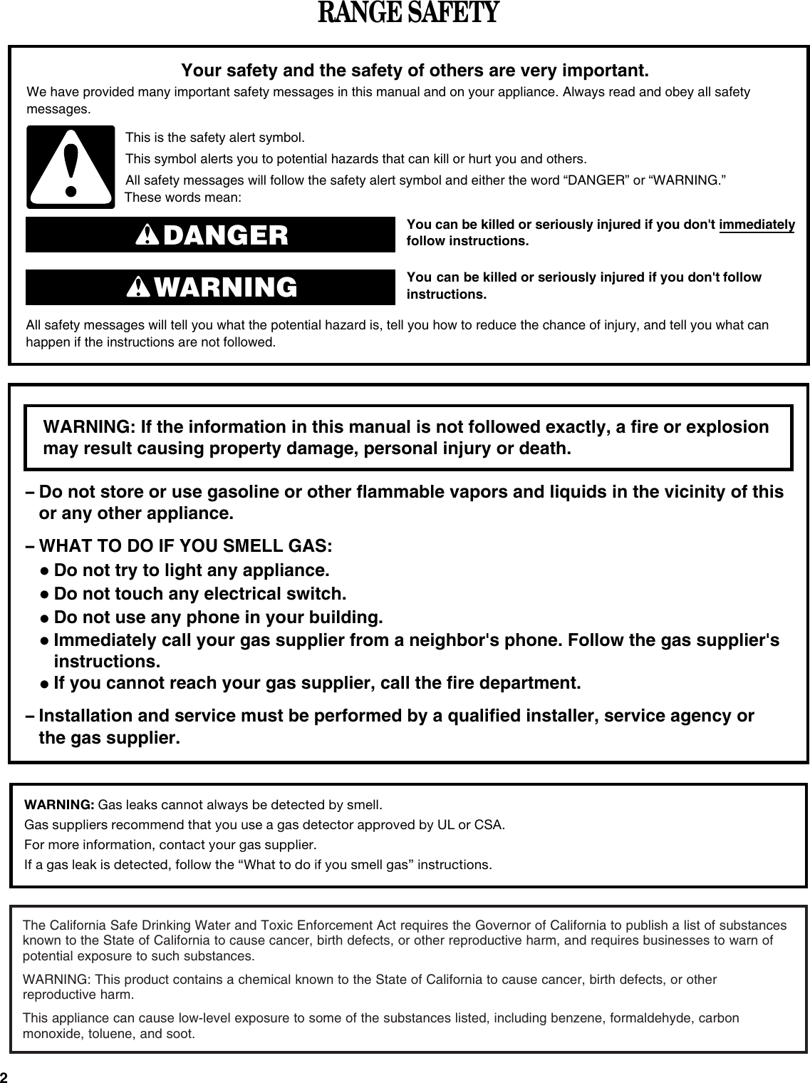 Page 2 of 12 - Whirlpool Whirlpool-Wfg361Lvs-Users-Manual-  Whirlpool-wfg361lvs-users-manual