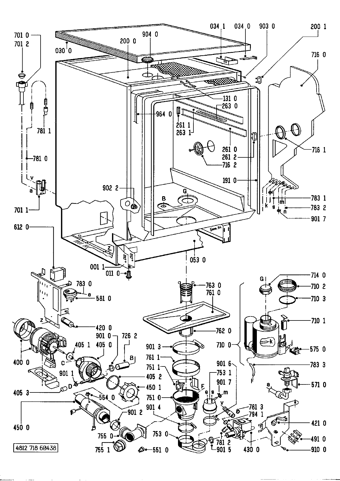 Whirlpool Dishwasher Parts Manual Wdf530plywo