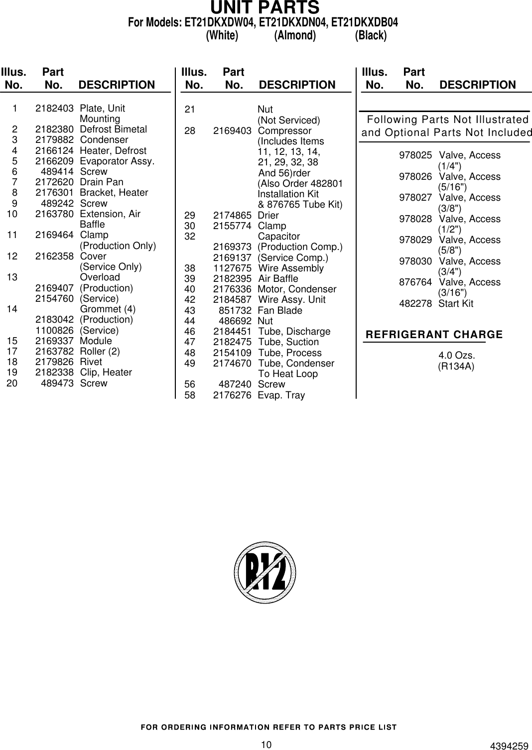 Page 10 of 12 - Whirlpool Whirlpool-Whirlpool-Refrigerator-Et21Dkxdb04-Users-Manual-  Whirlpool-whirlpool-refrigerator-et21dkxdb04-users-manual