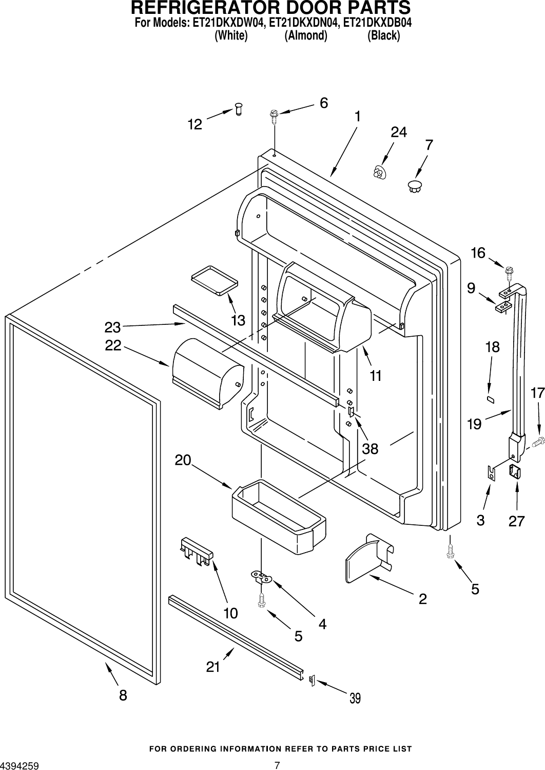 Page 7 of 12 - Whirlpool Whirlpool-Whirlpool-Refrigerator-Et21Dkxdb04-Users-Manual-  Whirlpool-whirlpool-refrigerator-et21dkxdb04-users-manual