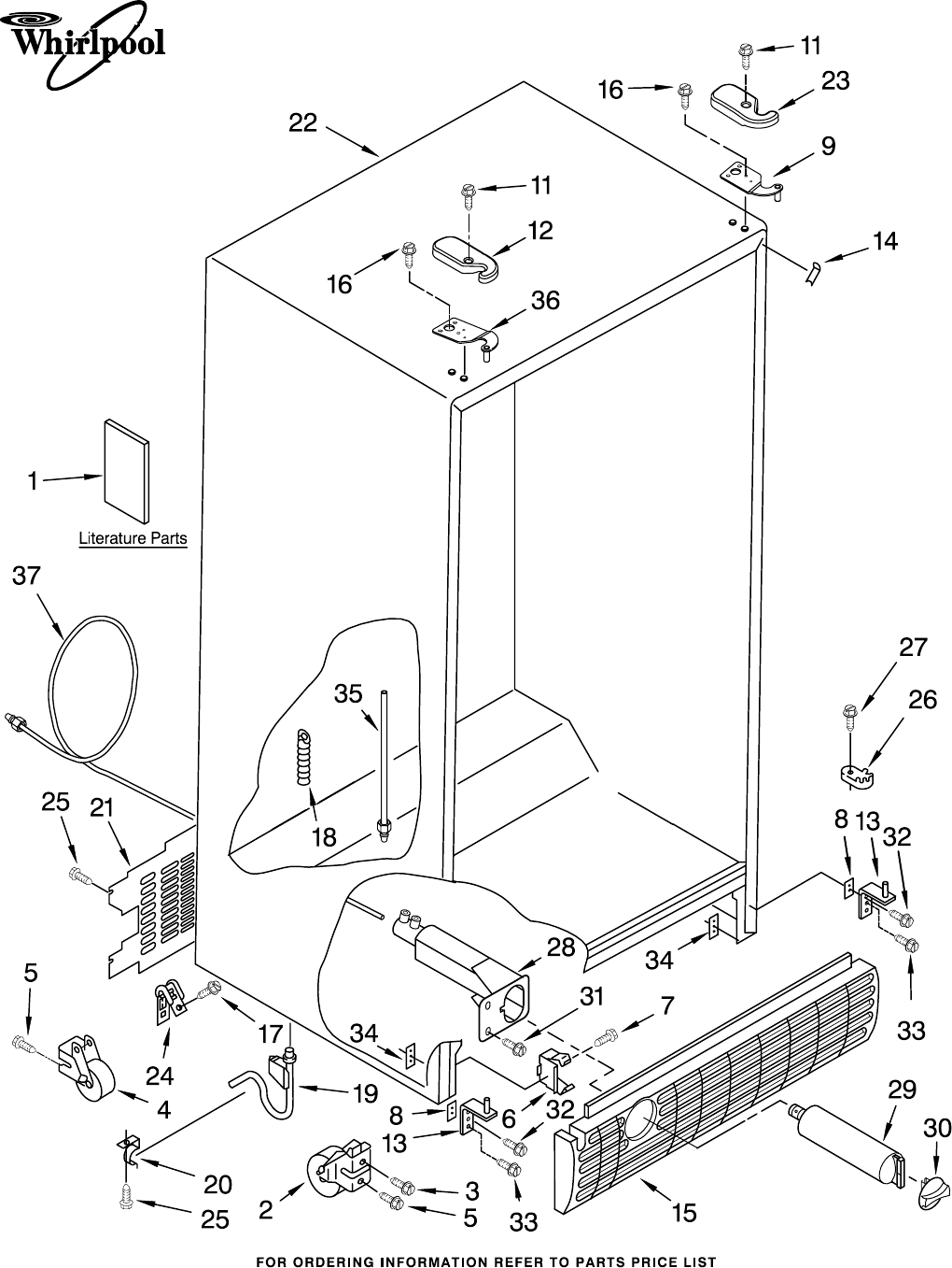 Whirlpool Refrigerator Gd5Nhaxmb00 Users Manual