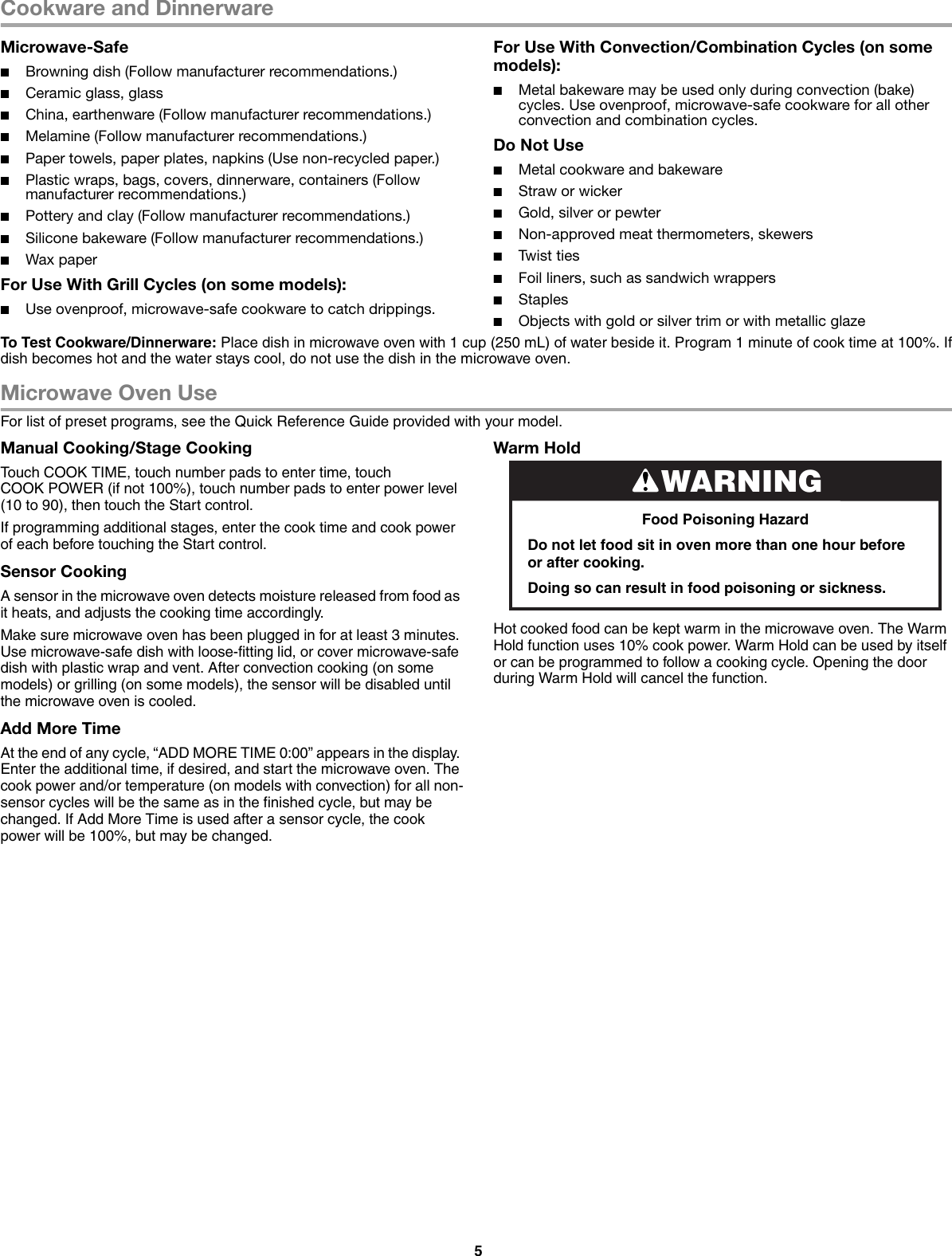 Whirlpool Wmh76718As Owner S Manual W10545088A GMH6185XV_WMH76718A UG EN