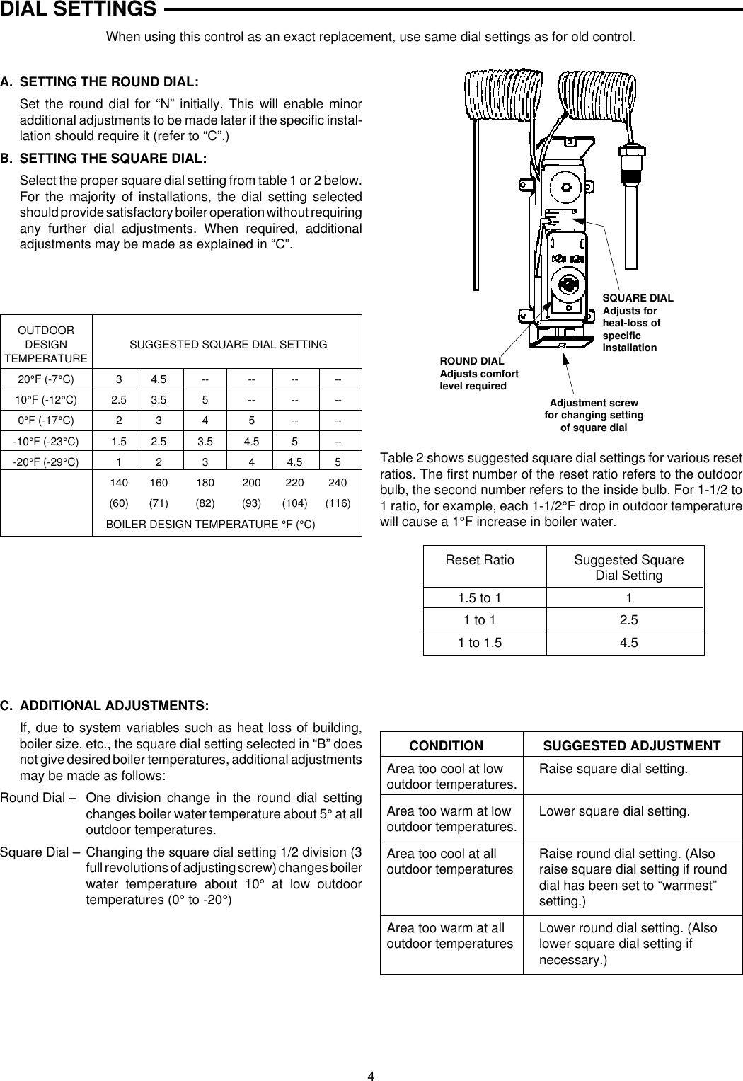 Page 4 of 10 - White-Rodgers White-Rodgers-1050-1-Indoor-Outdoor-Indoor-Outdoor-Control-Installation-Instructions- 37-1604Ben  White-rodgers-1050-1-indoor-outdoor-indoor-outdoor-control-installation-instructions