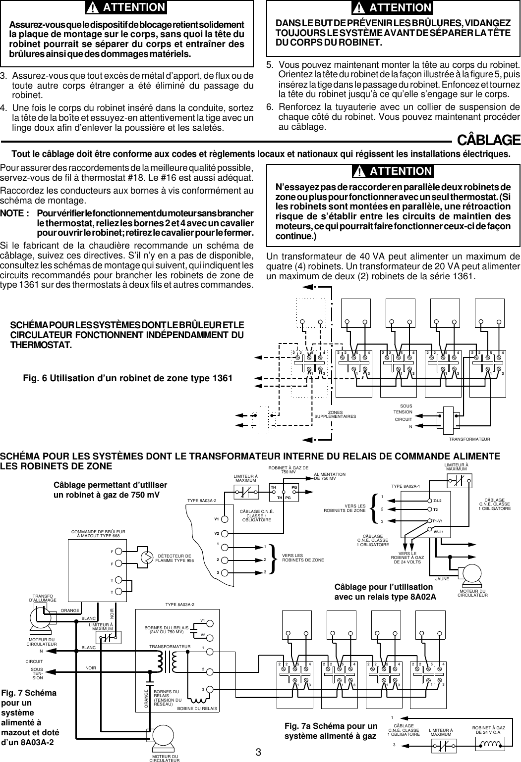 Page 7 of 8 - White-Rodgers White-Rodgers-1361-104-Hydronic-Zone-Controls-Installation-Instructions- 37-5422B (1361)  White-rodgers-1361-104-hydronic-zone-controls-installation-instructions