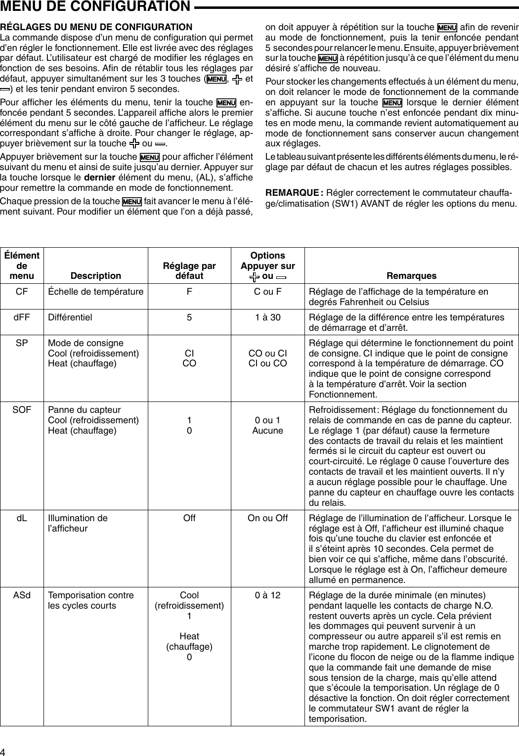 White Rodgers 16E09 101 Electronic Temperature Control Installation Instructions