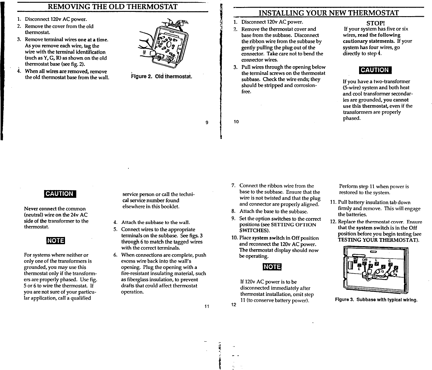 White Rodgers 1F62 21 Users Manual