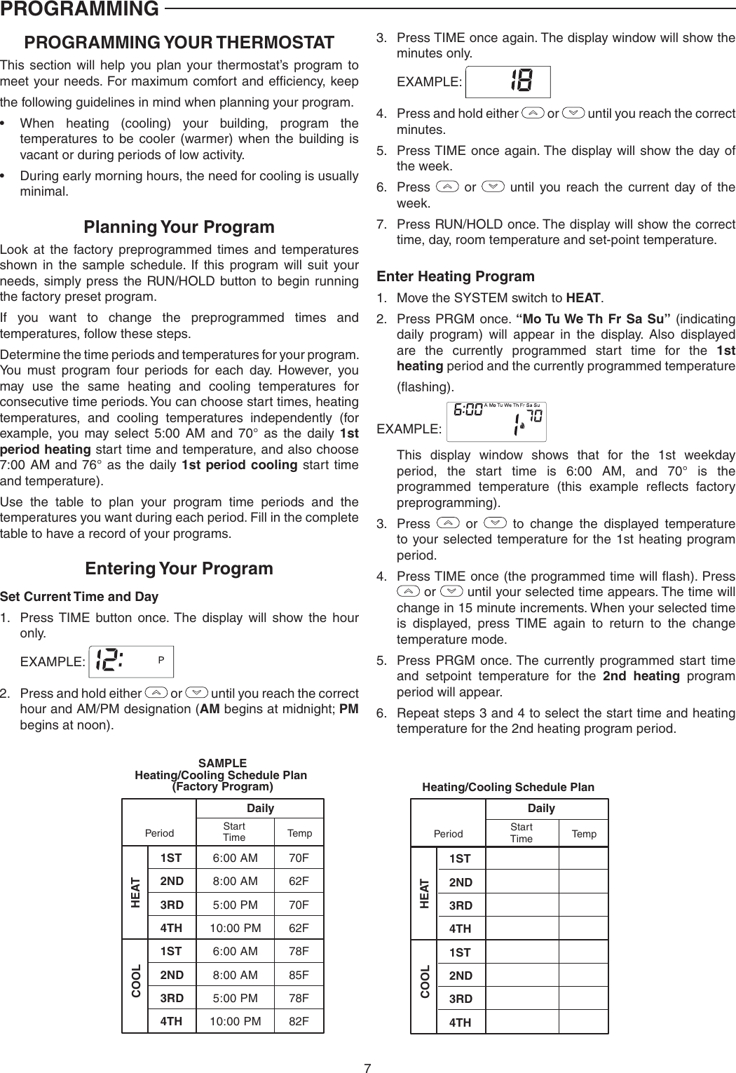 Page 7 of 12 - White-Rodgers White-Rodgers-1F80-0224-Emerson-Blue-2-Single-Stage-Thermostat-Installation-And-Operation-Instructions- 1F80-0224_37-7014B  White-rodgers-1f80-0224-emerson-blue-2-single-stage-thermostat-installation-and-operation-instructions