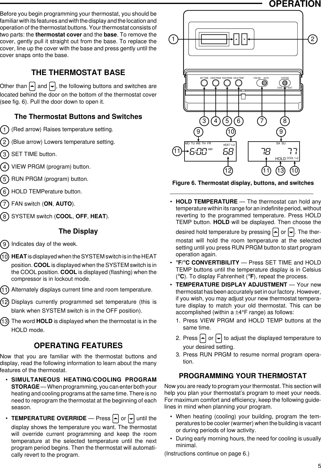 Page 5 of 8 - White-Rodgers White-Rodgers-1F81-51-Users-Manual- 1F81-51 (37-5854C)  White-rodgers-1f81-51-users-manual